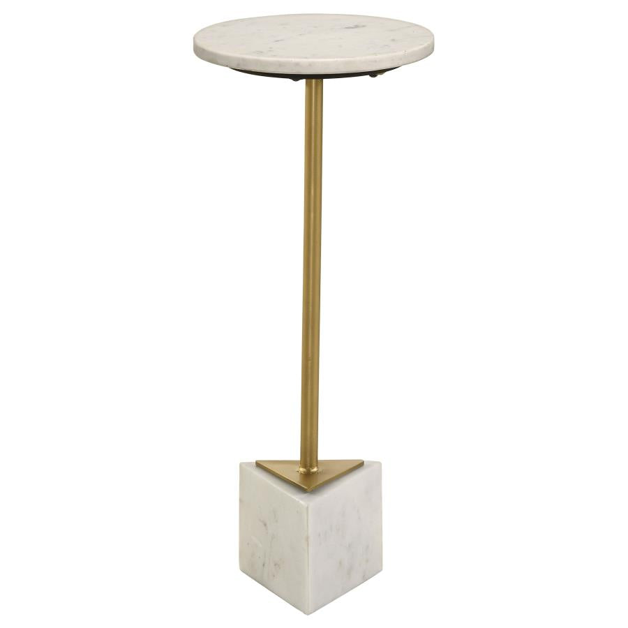 Fulcher White Side Table