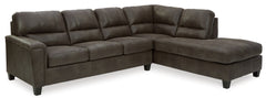 Navi 2-Piece Sectional with Ottoman - PKG007393