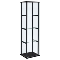 Cyclamen Black Curio Cabinet