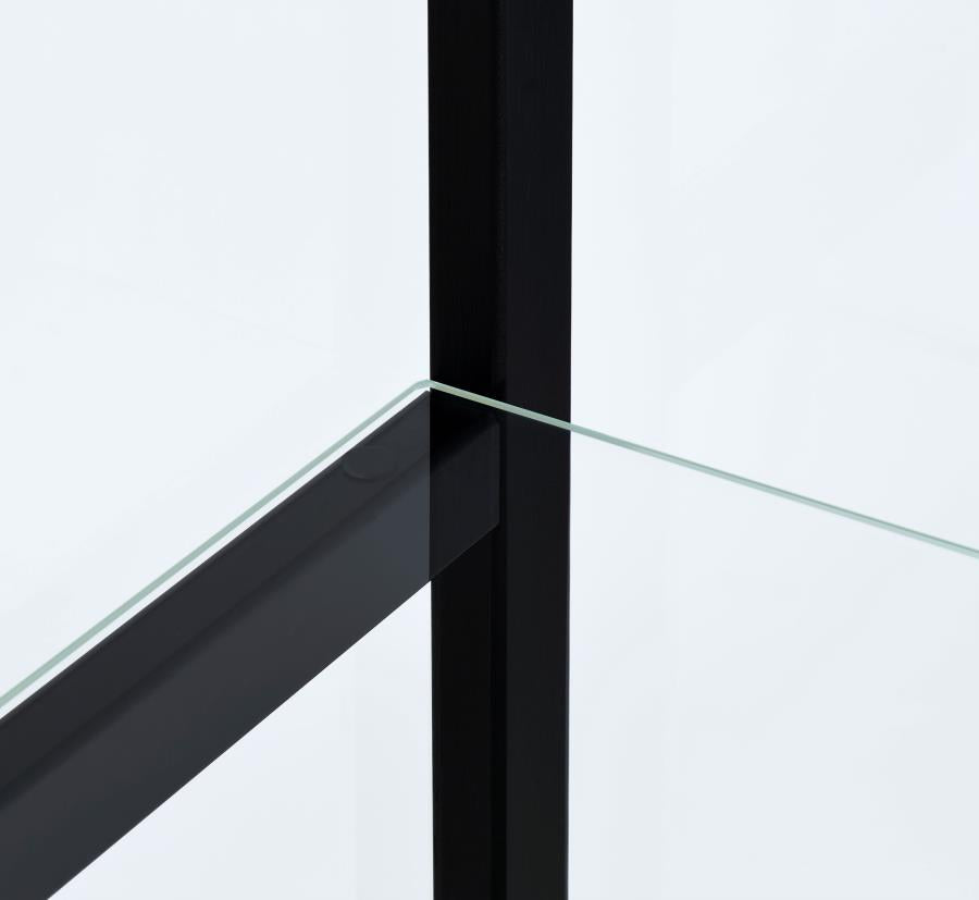 Cyclamen Black Curio Cabinet