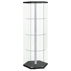 Zahavah Black Curio Cabinet