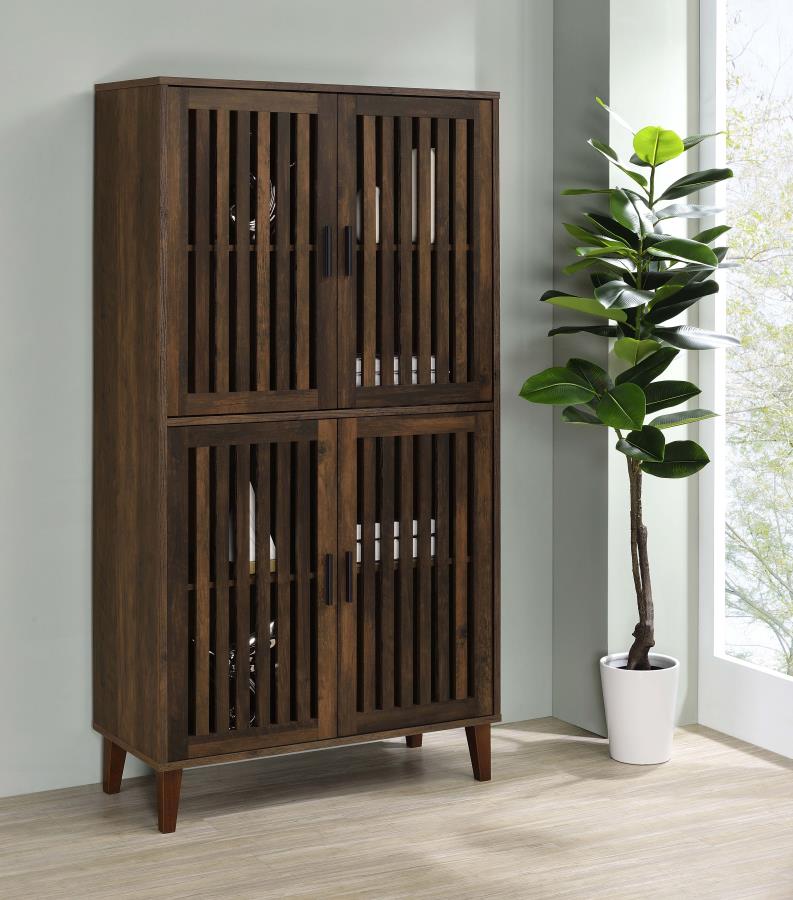 Elouise Brown Tall Accent Cabinet