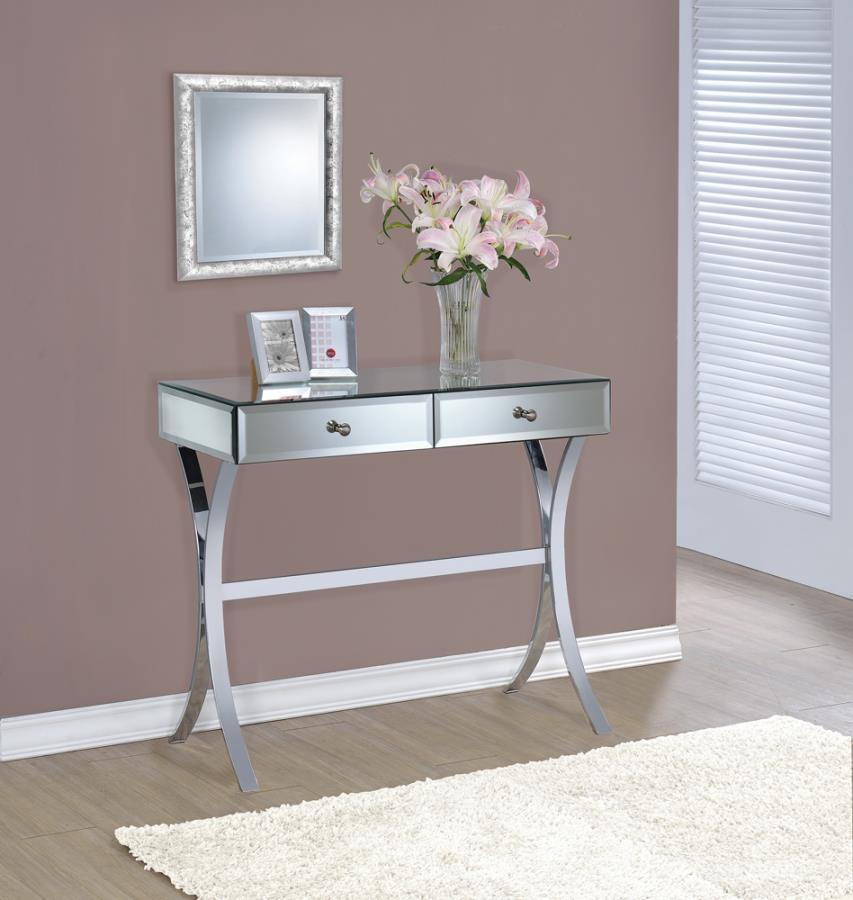 Scilla Silver Console Table