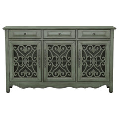 Madeline Green Accent Cabinet