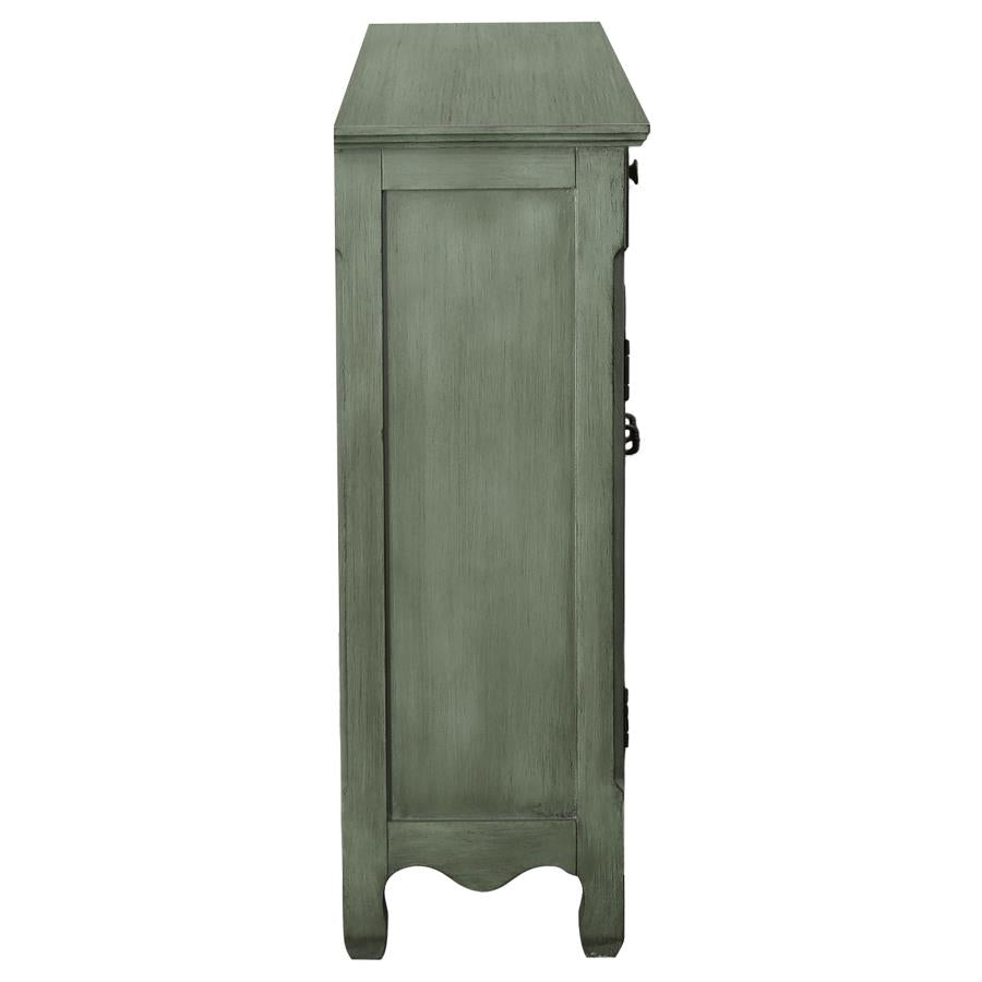 Madeline Green Accent Cabinet