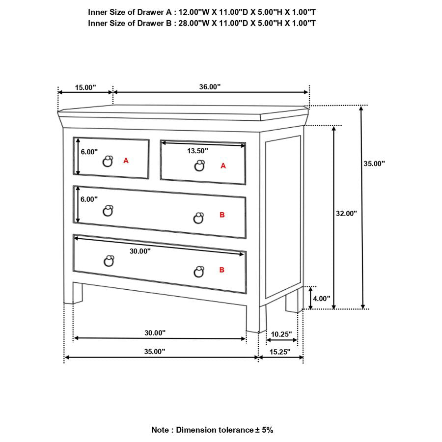 Harper Brown Accent Cabinet