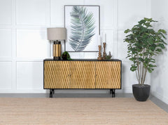 Aminah Brown Accent Cabinet