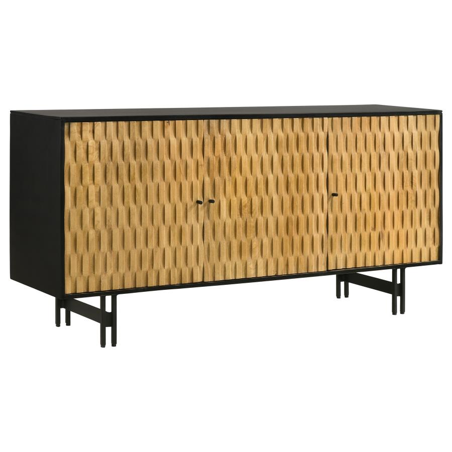 Aminah Brown Accent Cabinet