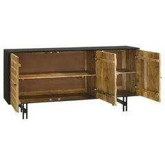 Aminah Brown Accent Cabinet