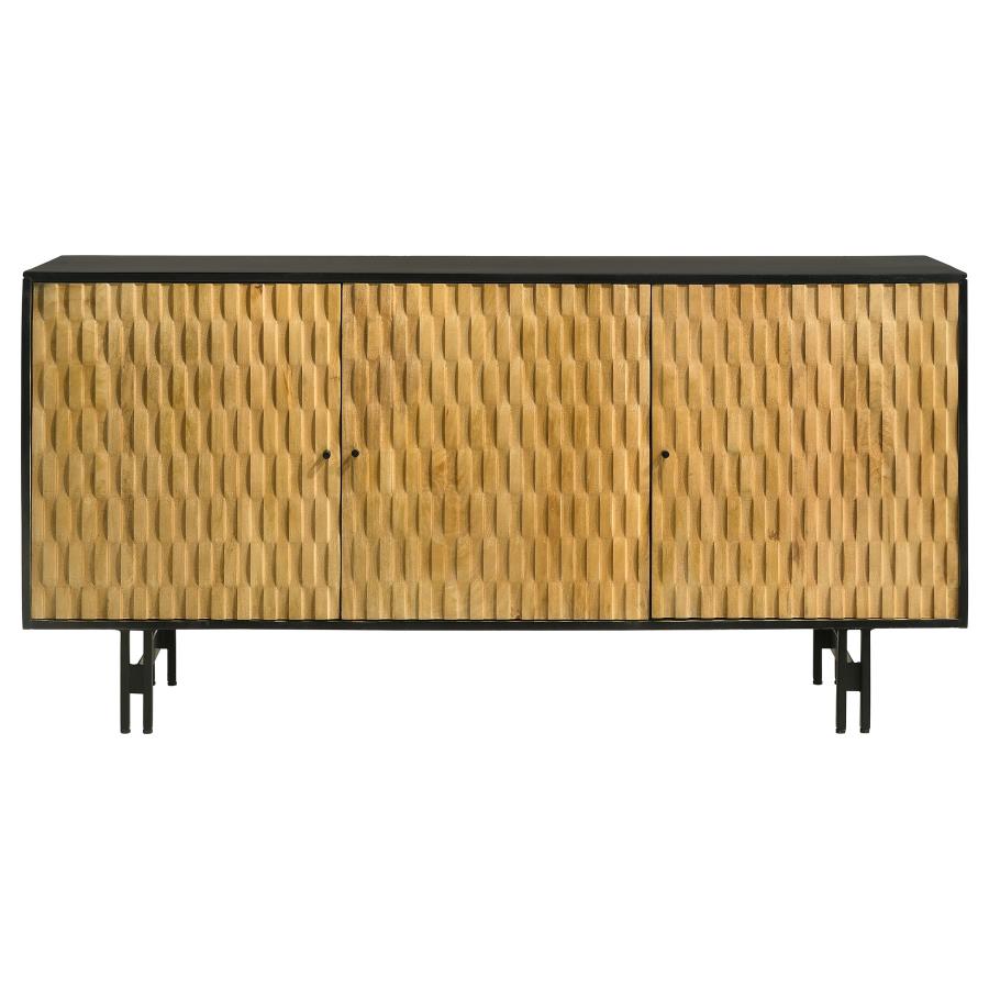 Aminah Brown Accent Cabinet