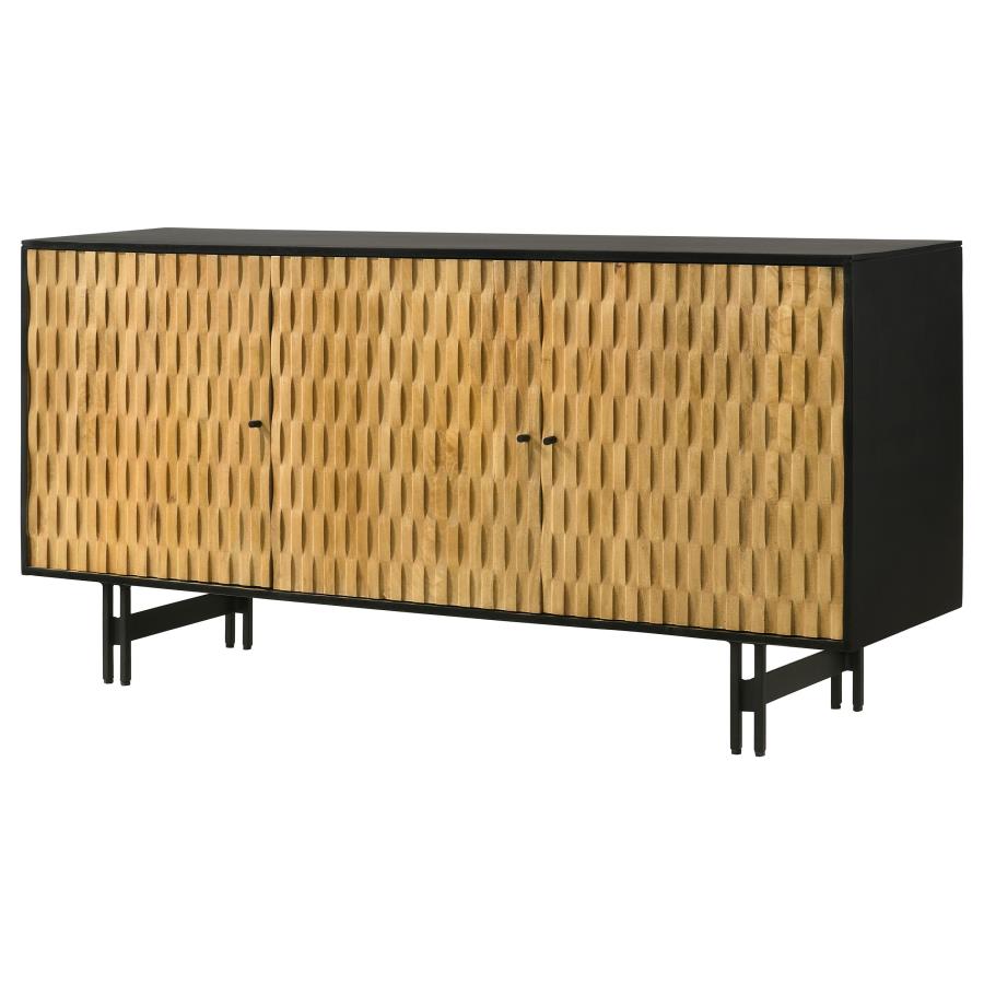Aminah Brown Accent Cabinet
