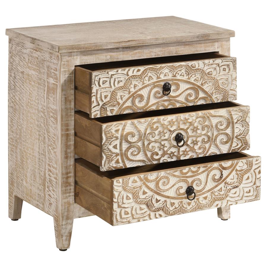 Mariska Brown Accent Cabinet