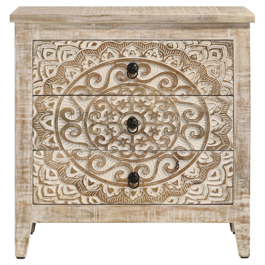 Mariska Brown Accent Cabinet