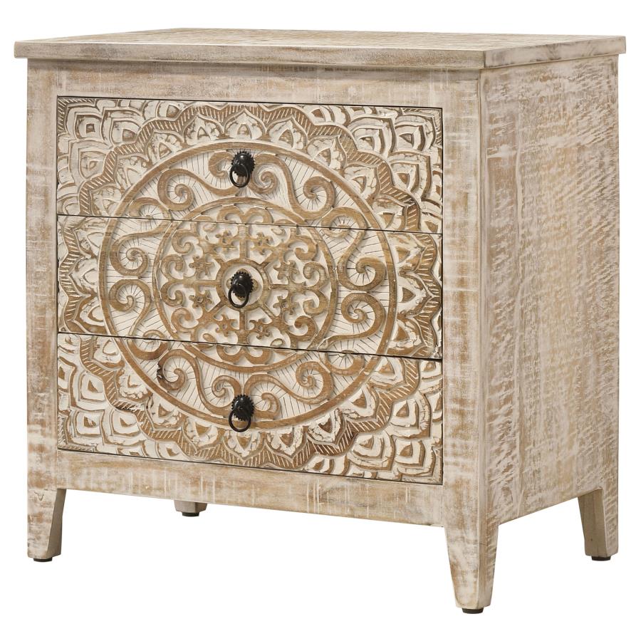 Mariska Brown Accent Cabinet