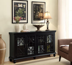 Kovu Black Accent Cabinet