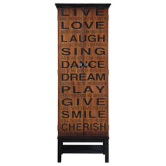 Lovegood Brown Tall Accent Cabinet