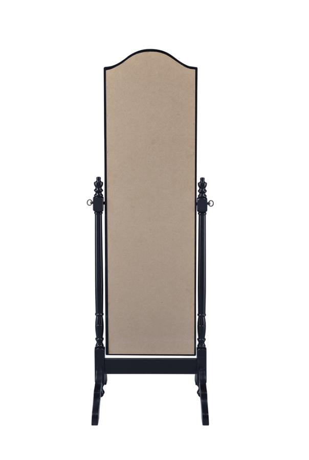 Cabot Black Cheval Mirror