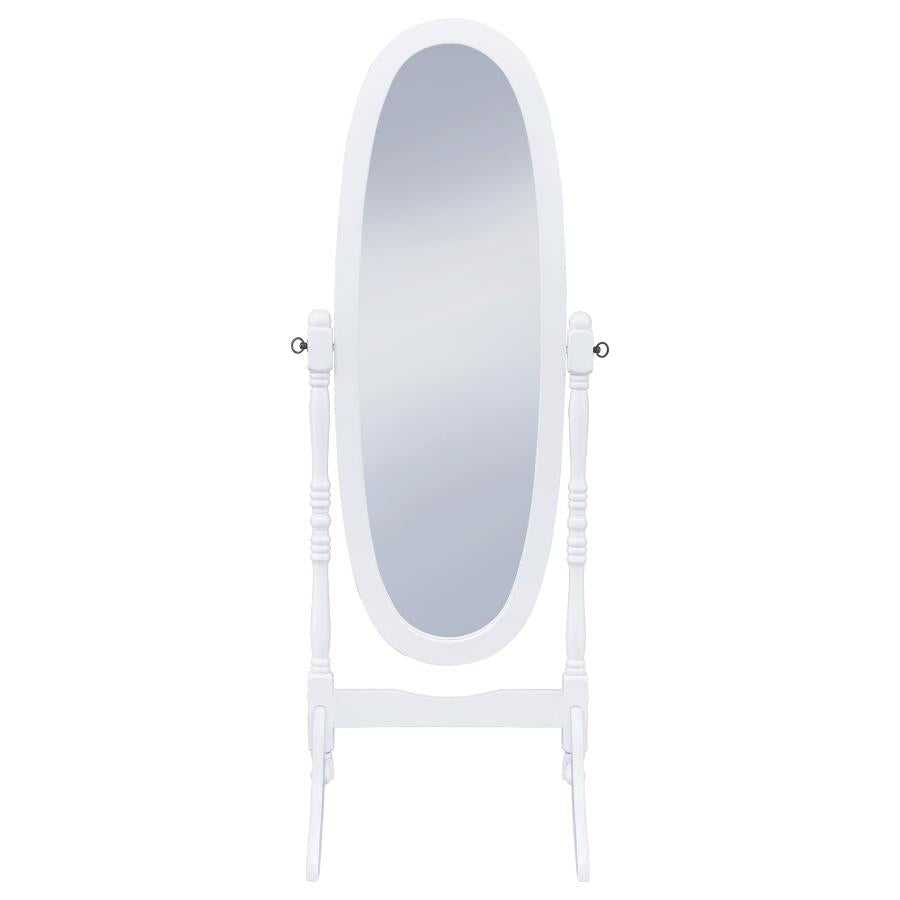 Foyet White Cheval Mirror