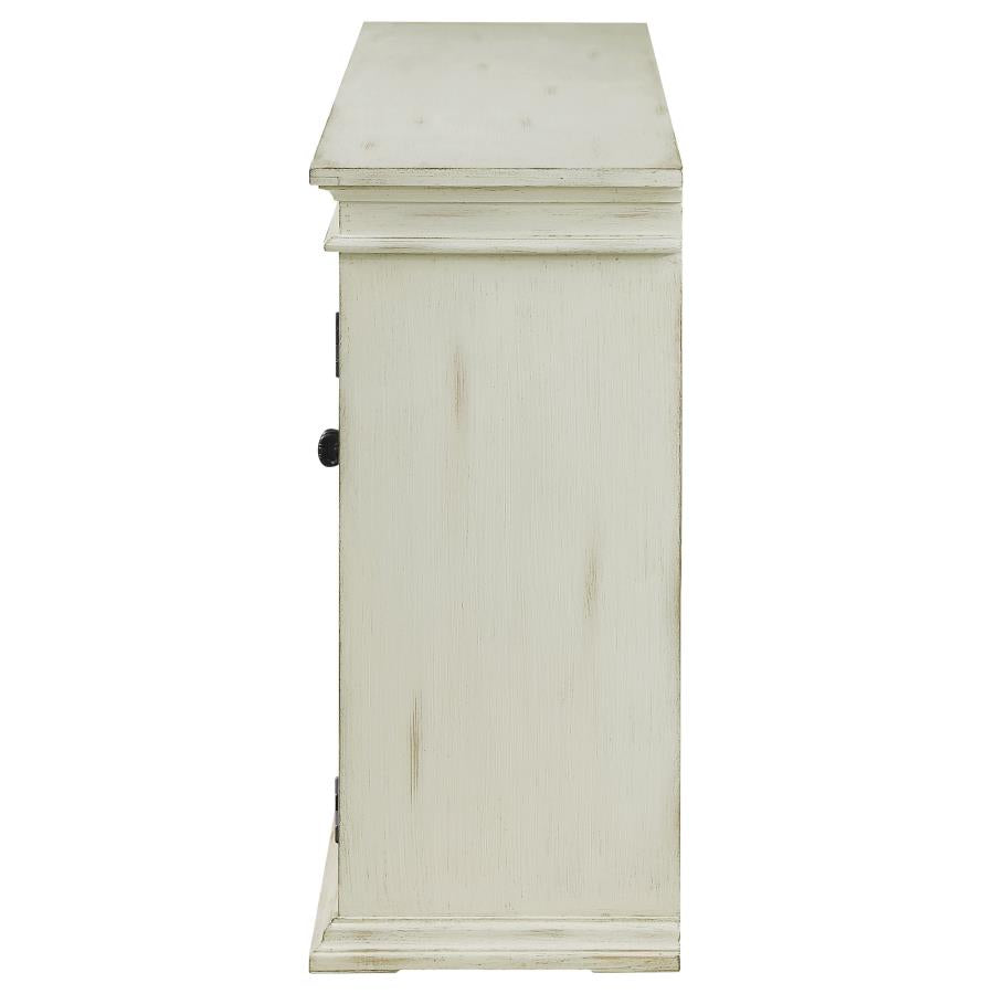 Kiara White Accent Cabinet