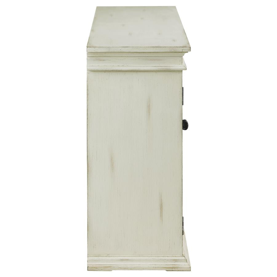 Kiara White Accent Cabinet