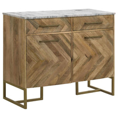 Keaton Brown Accent Cabinet