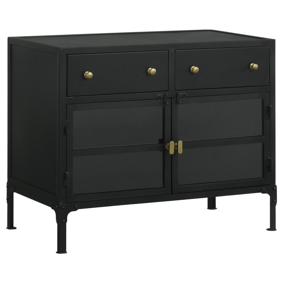 Sadler Black Accent Cabinet