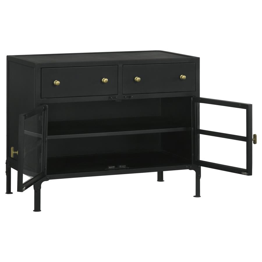 Sadler Black Accent Cabinet