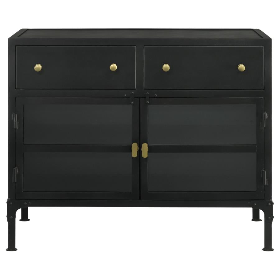 Sadler Black Accent Cabinet