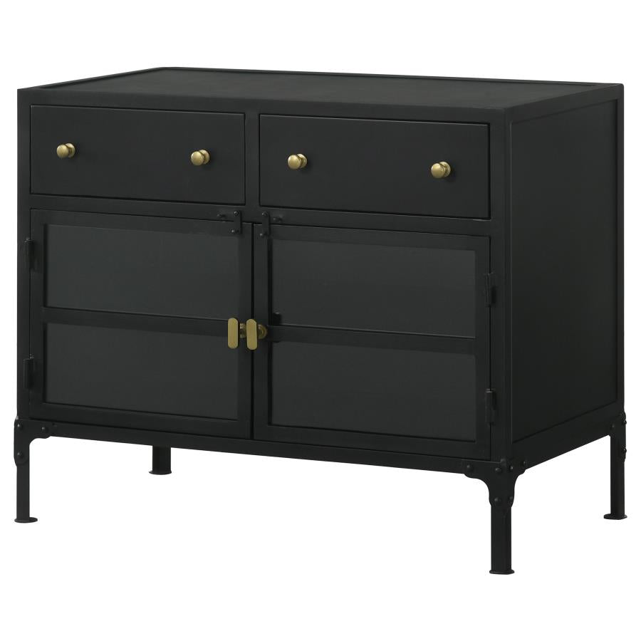 Sadler Black Accent Cabinet