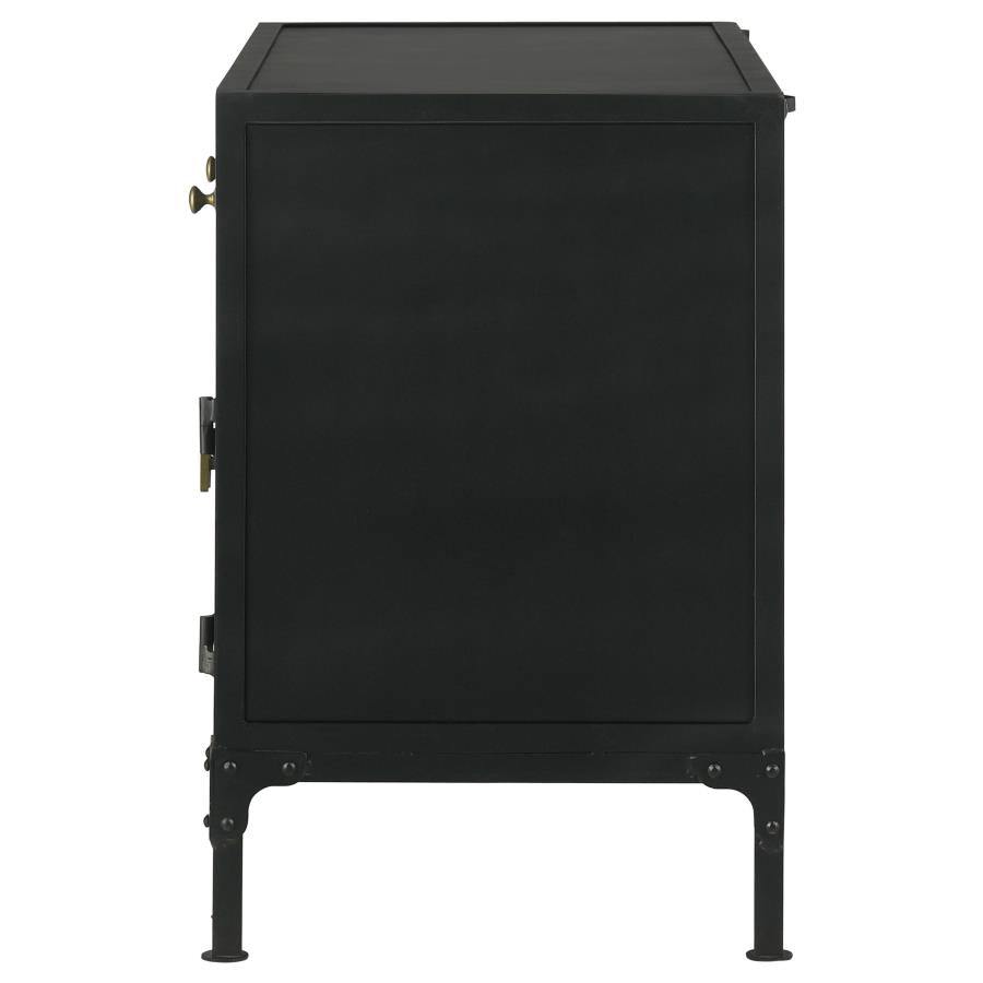 Sadler Black Accent Cabinet