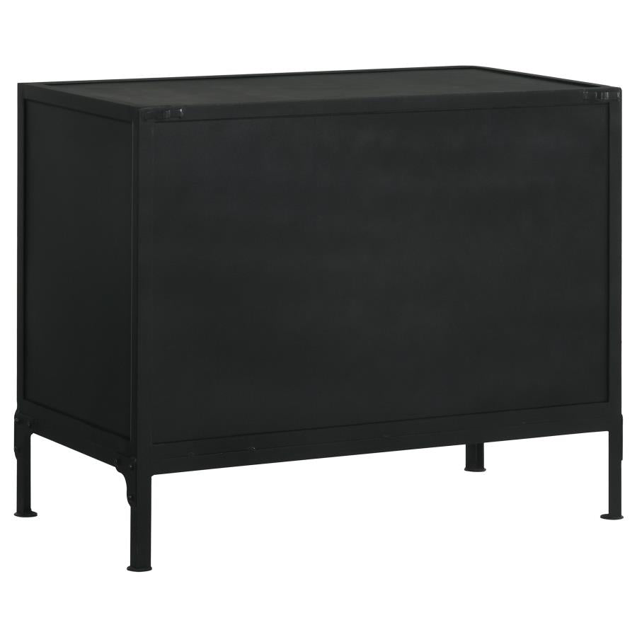Sadler Black Accent Cabinet