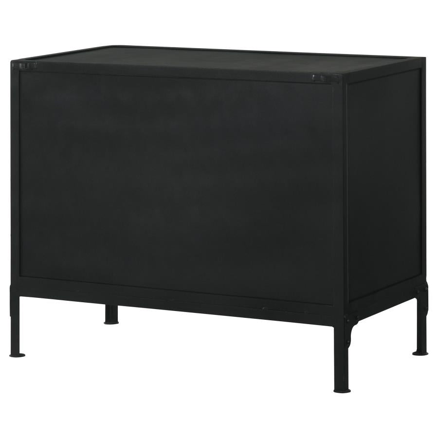 Sadler Black Accent Cabinet