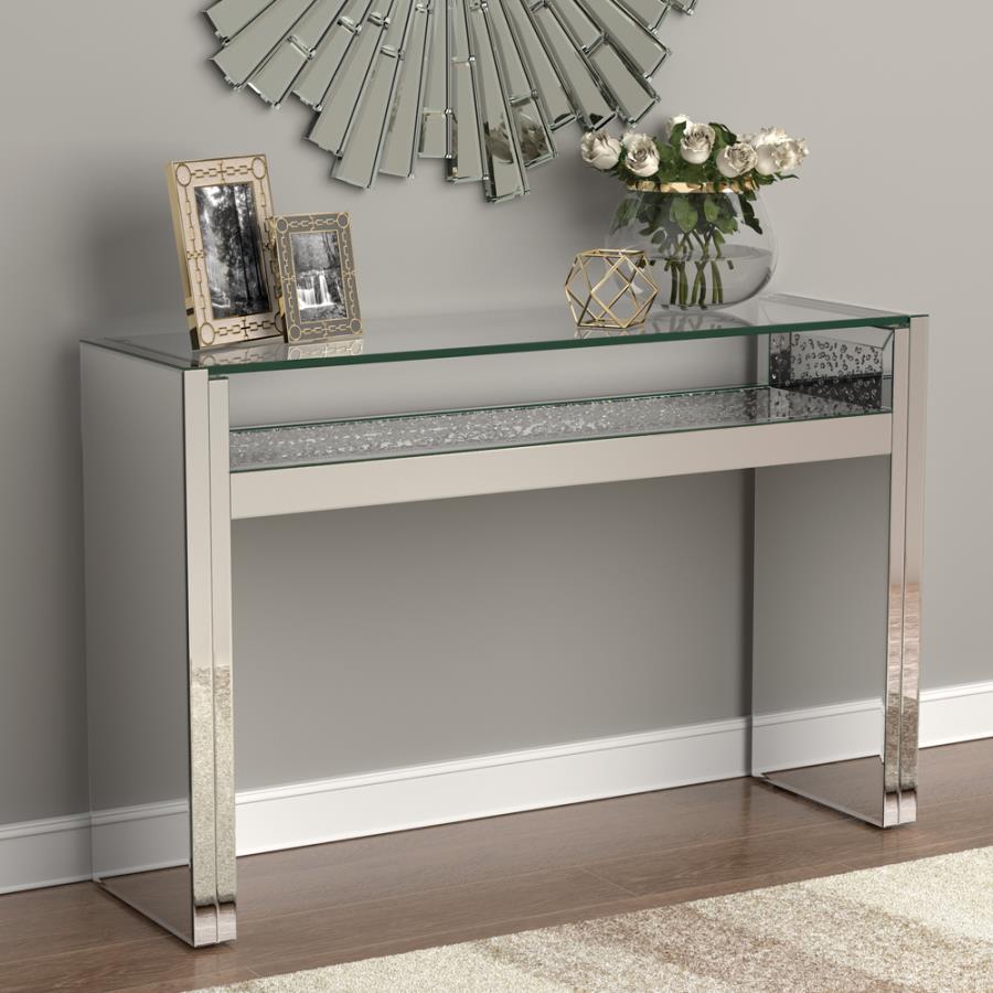 Edna Silver Console Table