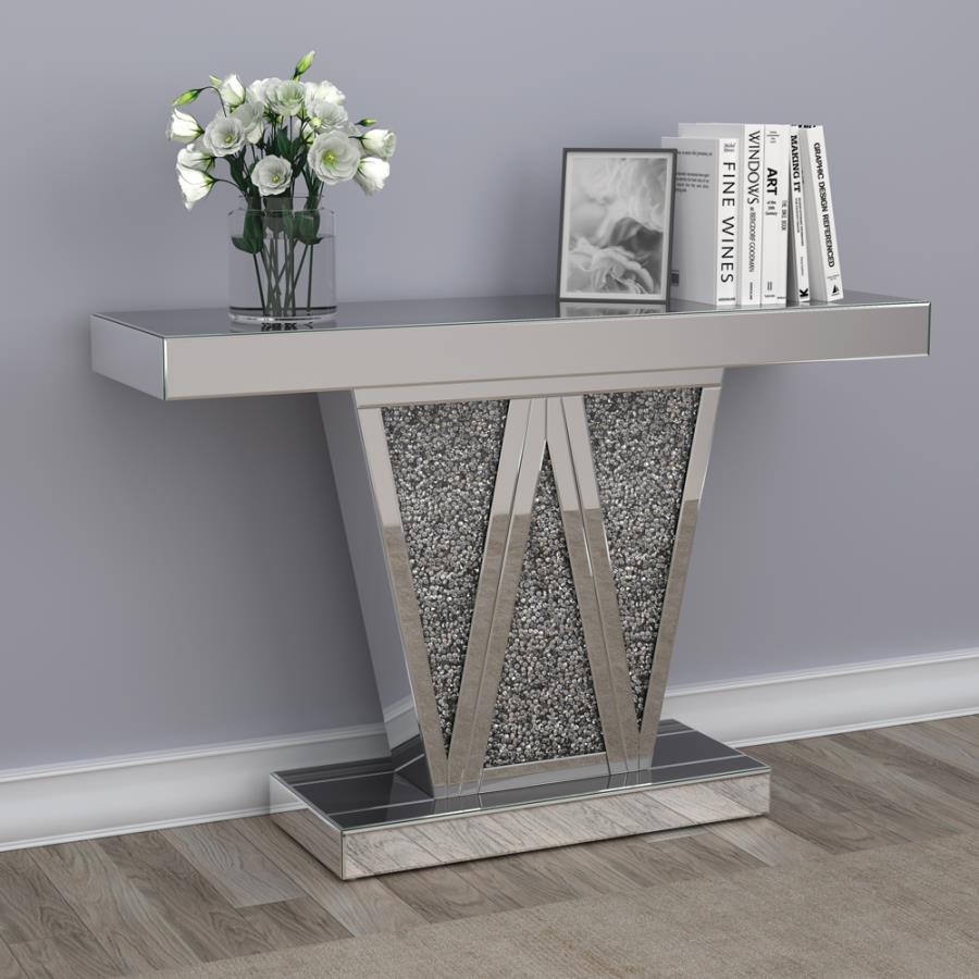 Crocus Silver Console Table