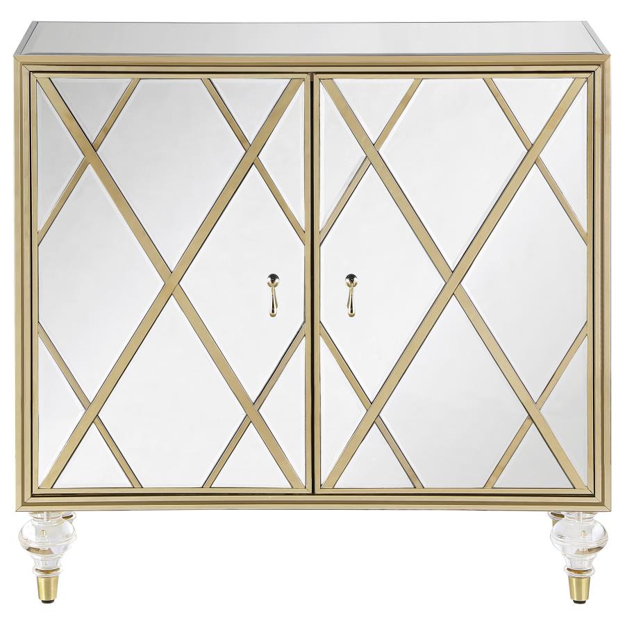 Astilbe Silver Accent Cabinet