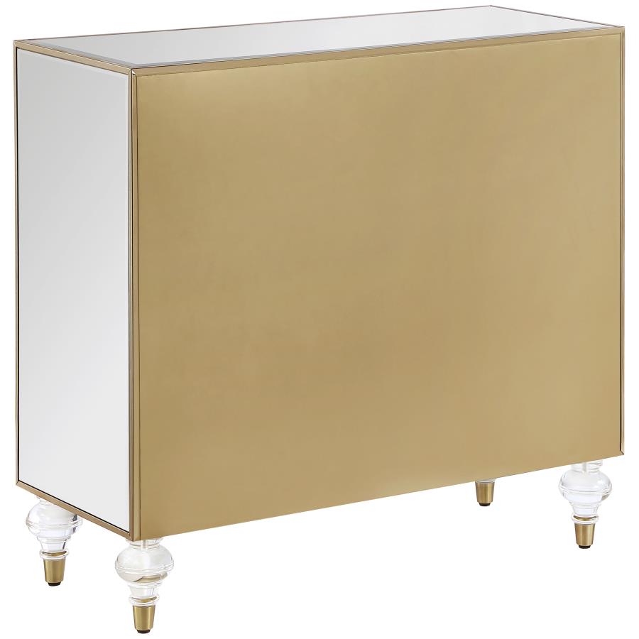 Astilbe Silver Accent Cabinet