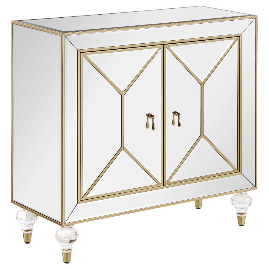 Lupin Silver Accent Cabinet
