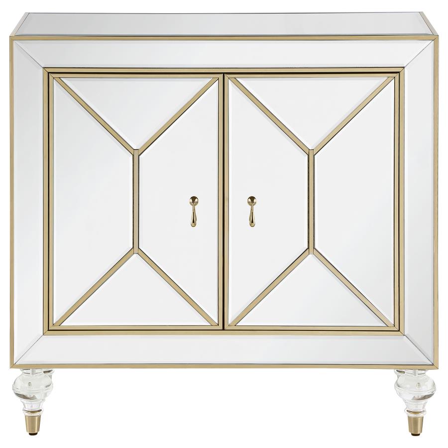 Lupin Silver Accent Cabinet