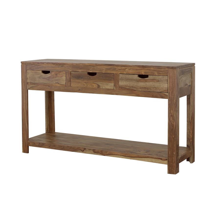 Esther Brown Console Table