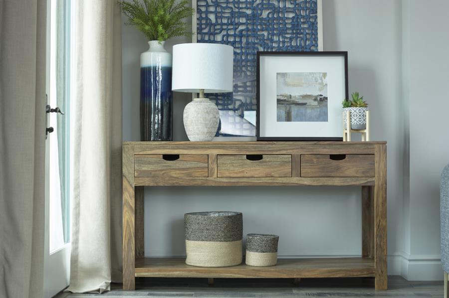 Esther Brown Console Table