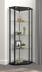 Zenobia Black Curio Cabinet