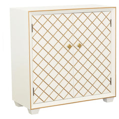 Belinda White Accent Cabinet