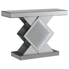 Moody Silver Console Table