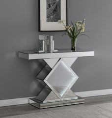 Moody Silver Console Table