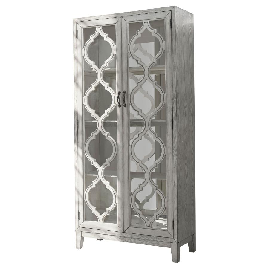 Mckellen White Tall Accent Cabinet