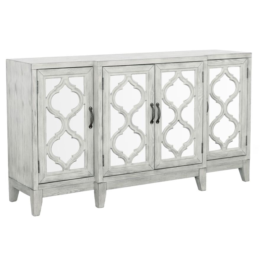 Mckellen White Accent Cabinet
