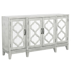 Mckellen White Accent Cabinet