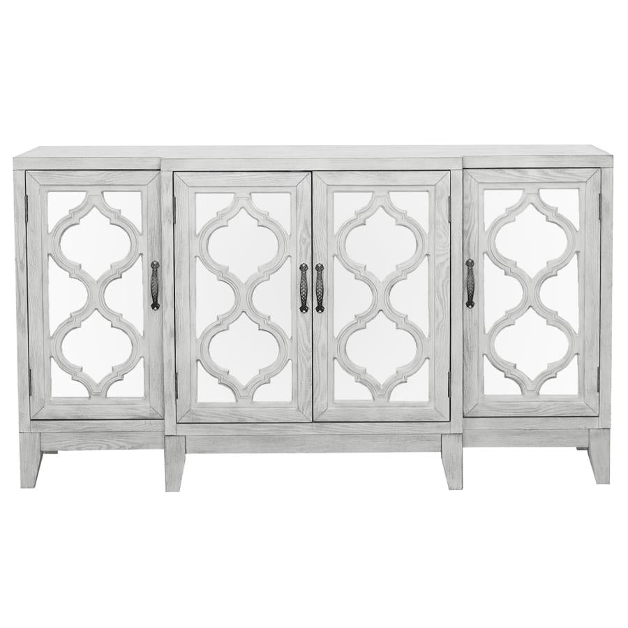 Mckellen White Accent Cabinet