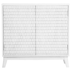 Gambon White Accent Cabinet