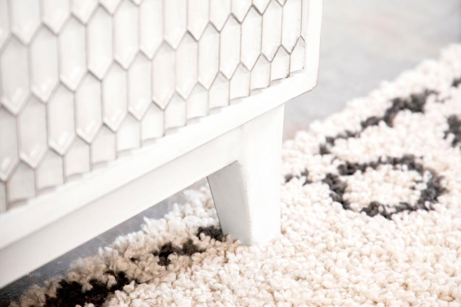 Gambon White Accent Cabinet